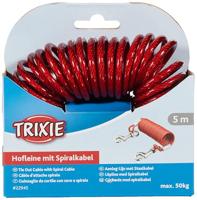 Hondenriem Trixie Rood 5 m - thumbnail