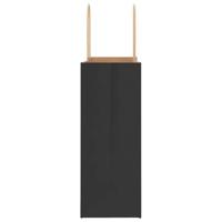 Wasmachinekast 64x24x190 cm bewerkt hout gerookt eikenkleurig - thumbnail