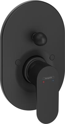 Hansgrohe Rebris S ééngreeps badmengkraan inbouw, mat zwart