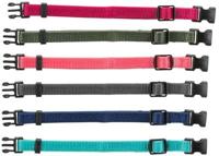 Trixie puppy halsbandset fuchsia/grafiet/indigo/groen/koraal/blauw - thumbnail