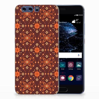 Huawei P10 Plus | TPU bumper | Batik Brown