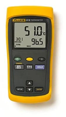 Fluke 51 II Temperatuurmeter -250 - +1372 °C Sensortype J, K, T, E