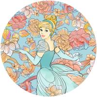 Komar Dots; Komar Home Behangcirkel Disney Princess - Cinderella Pastel Dreams - DD1-003 - thumbnail