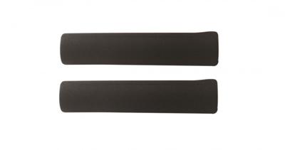 Qtcycletech qt handvatten mtb/trekking siliconen 2x130mm zwart op kaart