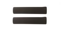 Qtcycletech qt handvatten mtb/trekking siliconen 2x130mm zwart op kaart - thumbnail