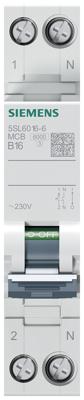 Siemens 5SL60166 5SL6016-6 Zekeringautomaat B/6 kA 1-polig 16 A 230 V