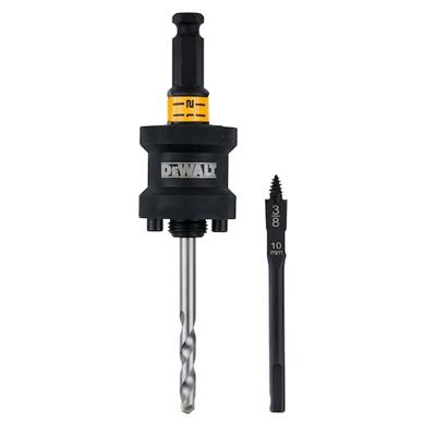 DeWalt DT20631-QZ Quick Connect Adapter | 1/2&apos;&apos; | voor 32-152 mm Gatzagen | met Platte Centreerboor voor Hout - DT20631-QZ - thumbnail