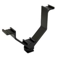 12,5 cm triple schoen v-bracket(zwart) - thumbnail