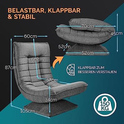 Relax Lounger Aberdeen Stof Grijs Relax Lounger Aberdeen Stof Grijs