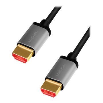 LogiLink CHA0106 HDMI kabel 3 m HDMI Type A (Standaard) Zwart, Grijs