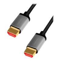 LogiLink CHA0106 HDMI kabel 3 m HDMI Type A (Standaard) Zwart, Grijs - thumbnail