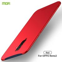 Voor OPPO Reno2 MOFI Frosted PC ultradun hard case (rood) - thumbnail
