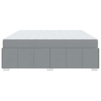 Bedframe Lichtgrijs 200 x 200 cm Stof