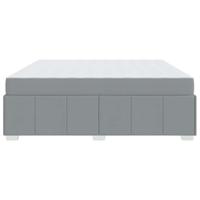 Bedframe Lichtgrijs 200 x 200 cm Stof - thumbnail