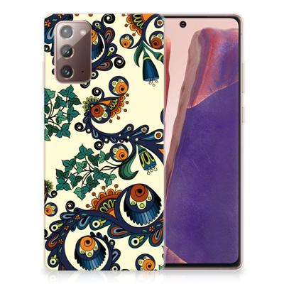 Siliconen Hoesje Samsung Note 20 Barok Flower Siliconen Hoesje Samsung Note 20 Barok Flower