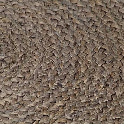 VidaXL Vloerkleed handgemaakt rond 180 cm jute grijs