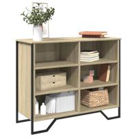 Dressoir 91x35,5x74,5 cm bewerkt hout sonoma eikenkleurig - thumbnail