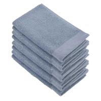 Walra Soft Cotton Gastendoekjes 30x50 cm 550gram Blue - 8 stuks - thumbnail