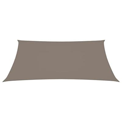 VidaXL Zonnescherm rechthoekig 2,5x3,5 m oxford stof taupe