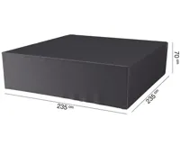 Aerocover loungesethoes 235x235 cm - thumbnail