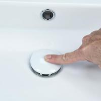 Cornat Wastafelafvoerplug Click Pop-Up Wi - T317425 - thumbnail