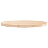 Tafelblad rond 70x3 cm massief grenenhout - thumbnail