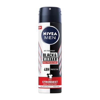 Nivea Men deodorant spray black & white max protection 150 Milliliter