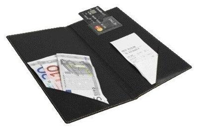 Betaalmap securit trendy 230x130mm zwart
