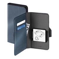 Hama Booklet Smart Move - Metallic Mt. XL App. Tot 7,1 X 14,4 Cm Staalblauw - thumbnail