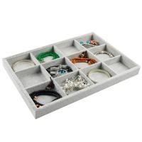 12 grids Flanel armband ring ketting display rack sieraden opberglade - thumbnail