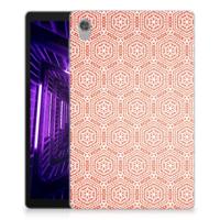 Lenovo Tab M10 HD (2de generatie) Hippe Hoes Pattern Orange - thumbnail