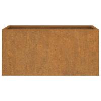 VidaXL Plantenbak 62x30x29 cm cortenstaal - thumbnail