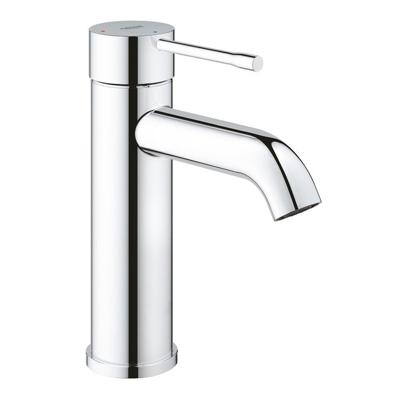 Grohe Essence New S-size wastafelkraan met koude start en klikwaste chroom