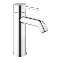 Grohe Essence New S-size wastafelkraan met koude start en klikwaste chroom - thumbnail