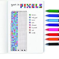 Gelschrijver pentel bl107 energel-x m lichtblauw | 12 stuks - thumbnail