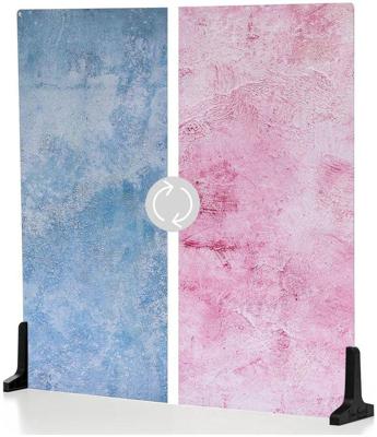 V-Flat Plastered Pink/Barn Door Blue