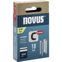 Novus Tools 042-0802 Nieten met smalle rug Type 4 1000 stuk(s) Afm. (l x b) 18 mm x 6.1 mm - thumbnail