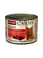 ANIMONDA Carny Senior Beef and turkey hearts - nat kattenvoer - 200g - thumbnail