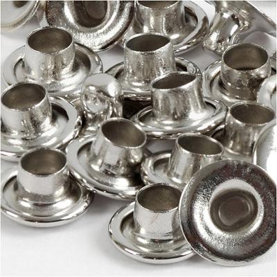 Creativ Company Rivets, d 7 mm, zilver, 50 stuk/ 1 doos Creativ Company Rivets, d 7 mm, zilver, 50 stuk/ 1 doos