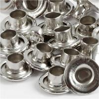 Creativ Company Rivets, d 7 mm, zilver, 50 stuk/ 1 doos - thumbnail