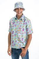 90&apos;s Blouse Blauw Michael - thumbnail