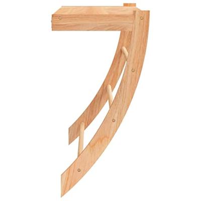 VidaXL Handdoekenrek 60x25,5x49 cm massief walnotenhout