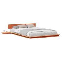 Bedframe Bruin 150 x 200 cm Hout - thumbnail