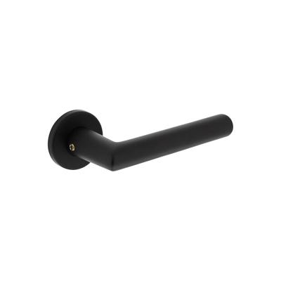 Intersteel Deurkruk Broome op rozet - aluminium/zwart
