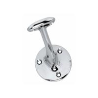 Intersteel Leuninghouder opschroevend vlak zadel - chroom - thumbnail