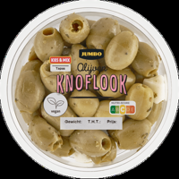 Jumbo Olijven Knoflook 140 g - thumbnail