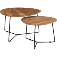 Bijzettafel Indi set van 2 - thumbnail