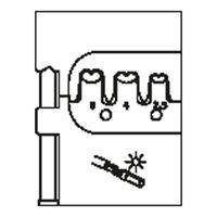 Gedore 8140-25 2078104 Krimpinzetstuk Geschikt voor tangen MC4 2.5 tot 6 mm² - thumbnail