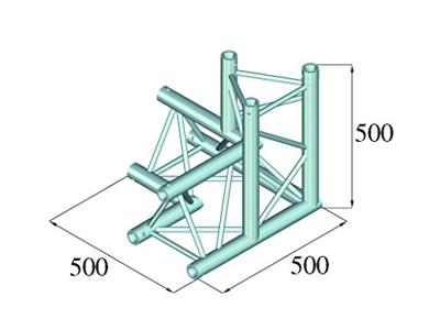 Alutruss 6082AL-34 Hoek - thumbnail