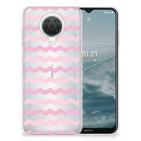 Nokia G20 | G10 | TPU bumper | Waves Roze - thumbnail